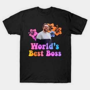 World's Best Boss ( Hawaiian Theme ) T-Shirt